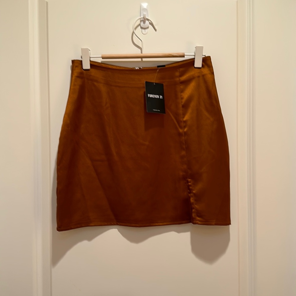 Satin Mini Skirt